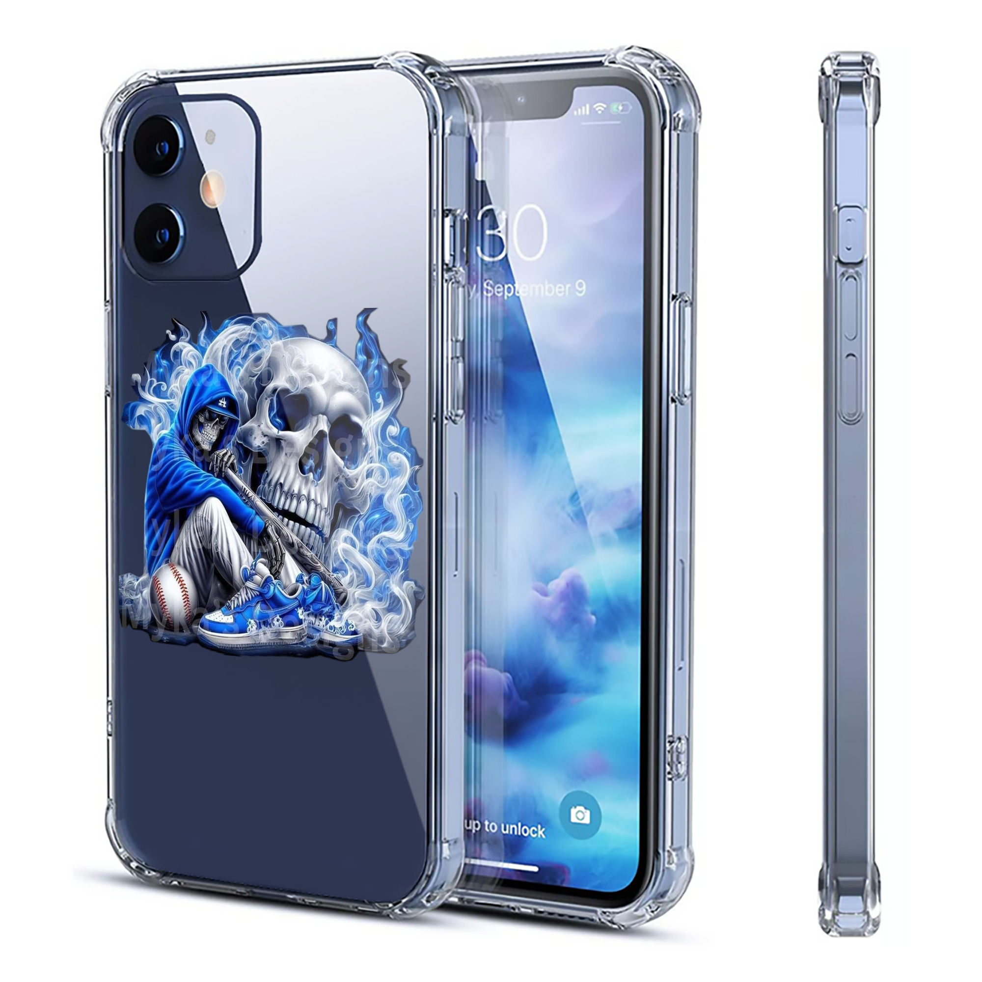  Clear IPhone 12 Case – Soft TPU With UV Print – Enhanced Drop Protection, Precise Fit, Anti-Fingerprint, Customizable Design, Scratch-Resistant, Yellow-Resistant